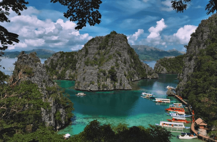 Krajobraz wysp Filipin